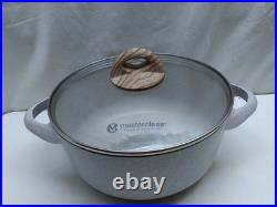 Master Class Ceramic Healthy Non-Stick 5Qt Stock Pot Server Bowl Casserole & Lid