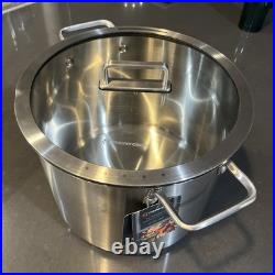 Masterclass Marmite Heavy Gauge Stainless Steel 13.5-QT, Tall Stockpot New