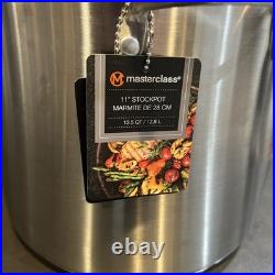 Masterclass Marmite Heavy Gauge Stainless Steel 13.5-QT, Tall Stockpot New