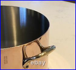 Mauviel Copper & Stainless Steel 6 Quart Stock Pot with LidBronze Handles New