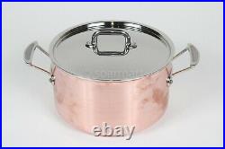 Mauviel Copper / Stainless-steel M'3S Stewpan With Lid 9.4 6.2-qt