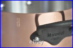 Mauviel M'150 Copper & Stainless Steel 3-quart Stock Pot NEW