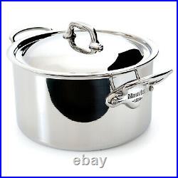 Mauviel M'Cook 1.9 qt. Stainless Steel Stewpan & Lid