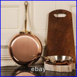 Mauviel M'Heritage 150 B Copper 9.9-Quart Stockpot With Lid and Brass Handles