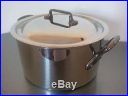 Mauviel Stainless Steel 10 Stock Pot with Lid