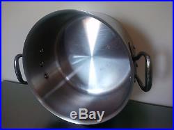 Mauviel Stainless Steel 10 Stock Pot with Lid