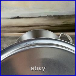 Mauviel Tri-Ply M'3S Copper Stockpot 6.5-Qt. WithStainless-Steel Handles Scuffed