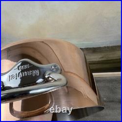 Mauviel Tri-Ply M'3S Copper Stockpot 6.5-Qt. WithStainless-Steel Handles Scuffed