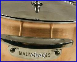 Mauviel of France Copper & Stainless Steel 6.4 Quart Stock Pot with Lid