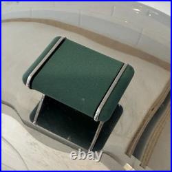 Mepra Italy Inox Stock Pot #24 with Lid 18-10 Stainless Steel Green Vintage