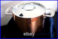 Mepra Toscana 20cm Copper Pot with Lid (NEW with some cosmetic flaws)