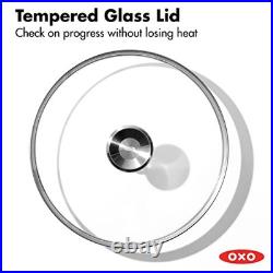 Mira Tri-Ply Stainless Steel, 5QT Stock Pot with Lid, Induction, Multi Clad