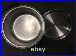 Multi Core 5-Ply Stainless Steel 12 Familie Skillet & 12 Qt Stock Pot with Lids