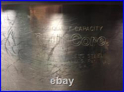Multi Core 5-Ply Stainless Steel 12 Familie Skillet & 12 Qt Stock Pot with Lids