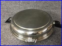 Multi Core 5-Ply Stainless Steel 12 Familie Skillet & 12 Qt Stock Pot with Lids