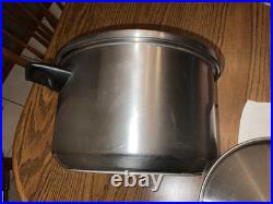 Multi Core 5 Ply Stainless Steel 8 Qt Stock Pot & Lid
