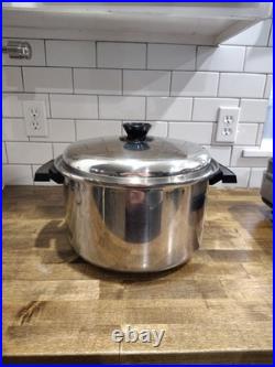 Multi Core Familie Cooker 12qt Stockpot West Bend 5-Ply Stainless Steel USA