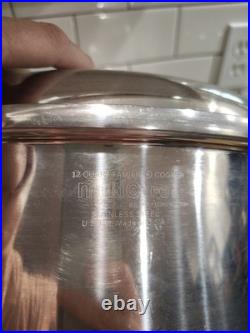 Multi Core Familie Cooker 12qt Stockpot West Bend 5-Ply Stainless Steel USA