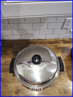Multi Core Familie Cooker 12qt Stockpot West Bend 5-Ply Stainless Steel USA