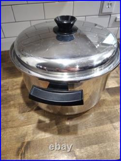 Multi Core Familie Cooker 12qt Stockpot West Bend 5-Ply Stainless Steel USA