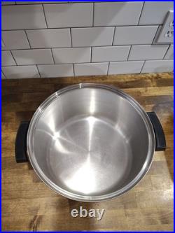Multi Core Familie Cooker 12qt Stockpot West Bend 5-Ply Stainless Steel USA