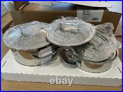 NEFF Z9440X1 Set 4 Stainless Steel Pans Induction BNIOB RRP £189