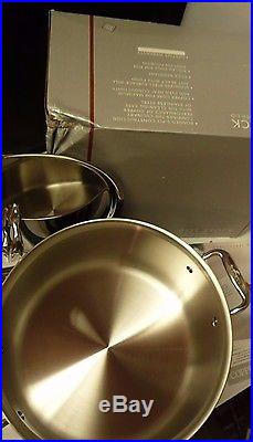 NEW ALL CLAD All-Clad Copper Core Stainless 8 Quart Qt Stock Pot Pan with Lid $460