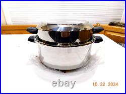 NEW ARISTOCRAT 6 QT STOCK POT 11 SKILLET T304 Multicore Stainless West Bend