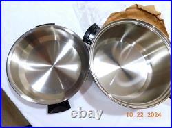 NEW ARISTOCRAT 6 QT STOCK POT 11 SKILLET T304 Multicore Stainless West Bend