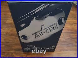NEW All Clad 401488R D3 Tri-Ply Stainless Steel Cookware Set 10pc Made in USA