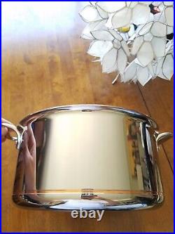 NEW! All-Clad 6508 SS Copper Core 8qt Stockpot, Stainless Steel. Made in the USA