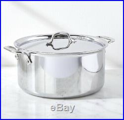 NEW All Clad D3 Stainless 8 Qt. Stockpot With Lid