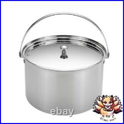NEW CAMPING MOON Camping Outdoor Use Large Stockpot Stainless Steel Aluminum