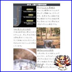 NEW CAMPING MOON Camping Outdoor Use Large Stockpot Stainless Steel Aluminum