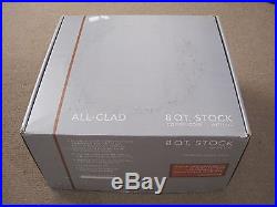 New In Box All Clad Copper Core 5 Ply Bonded 8 Quart Stockpot With LID 6508 Ss
