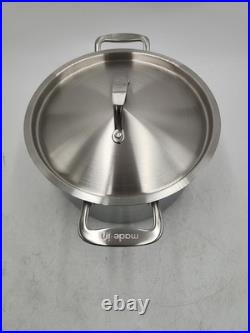 NEW Made in Stainless Steel Clad 8Qt Stockpot
