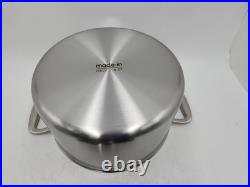 NEW Made in Stainless Steel Clad 8Qt Stockpot
