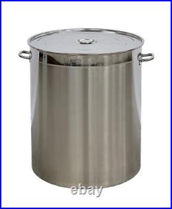 NEW Polished Stainless Steel Stock Pot 209 QT/ 190 L