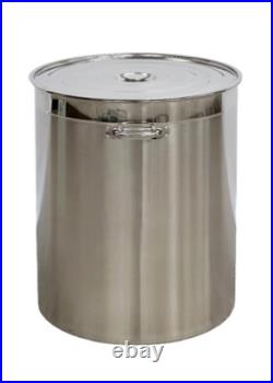 NEW Polished Stainless Steel Stock Pot 209 QT/ 190 L