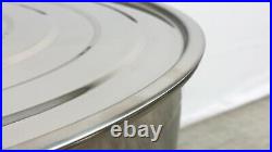 NEW Polished Stainless Steel Stock Pot 209 QT/ 190 L