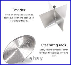 NEW! Princess House Classic 40-Qt. Stockpot and Divider Set 10041 Tamalera