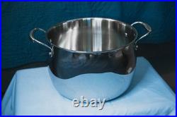 NEW Princess House Heritage Tri-Ply Stainless Steel 12-Qt Stockpot with Lid (6725)