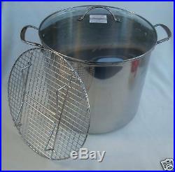 NEW Princess House Stainless Steel45 Qt Stock Pot 6665 tamalera