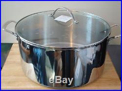 NEW Princess House Stainless Steel 15 qt stock pot 6310