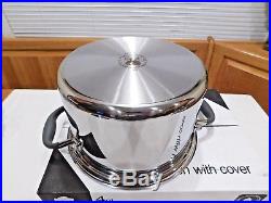 NEW ROYAL PRESTIGE 4 QT POT & USED LID 5 PLY T304 Surgical Stainless Waterless