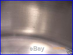 NEW SALADMASTER 7 Quart Roaster Stock Pot & Cover 316Ti Titanium Stainless