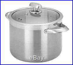 NEW SCANPAN CLAD 5 STOCKPOT 24cm 7.6L STAINLESS STEEL COOKWARE KITCHEN STOCK POT