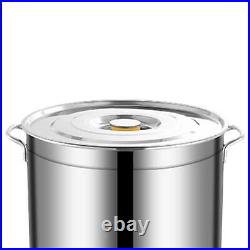 NEW Stainless Steel Stockpot Heavy Duty Tall Cooking Pot for Canteens Household