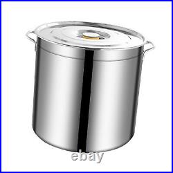 NEW Stainless Steel Stockpot Heavy Duty Tall Cooking Pot for Canteens Household