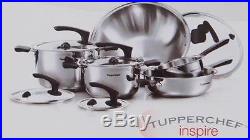 New Tupperware Stainless Steel Tupperchef Inspire Cookware Range Stock Pot 7.0l